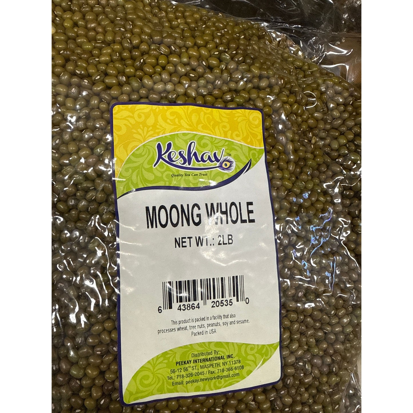 Dark Olive Green Moong whole 2lb