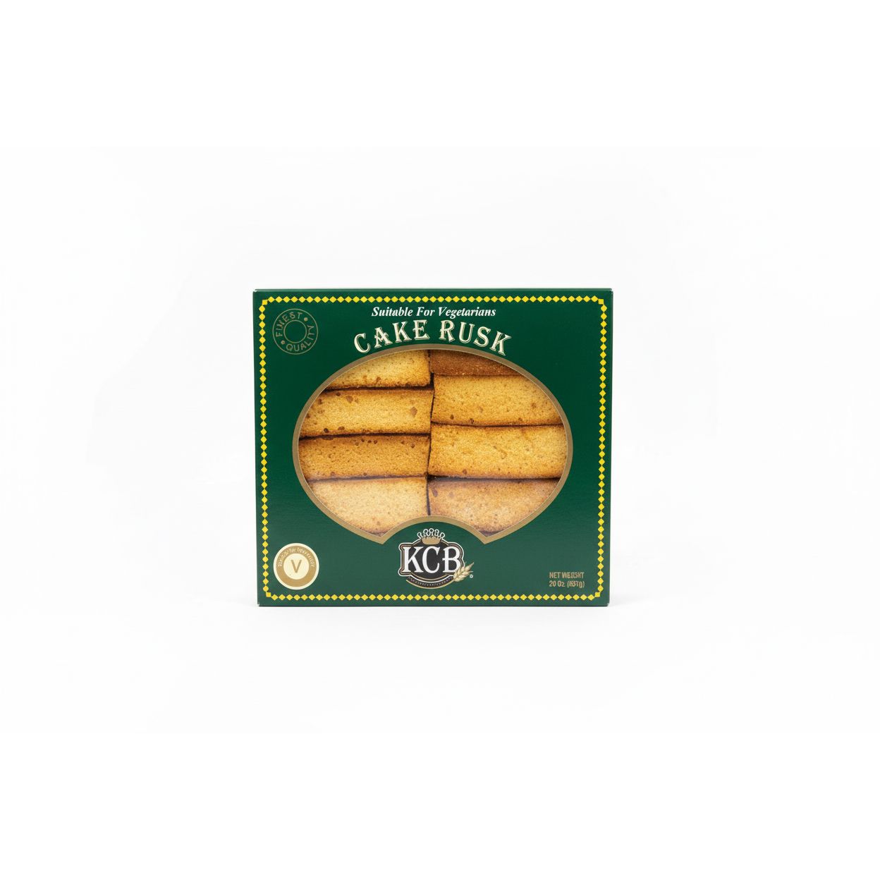 Dark Green Cake rusk Veggie 20oz KCB