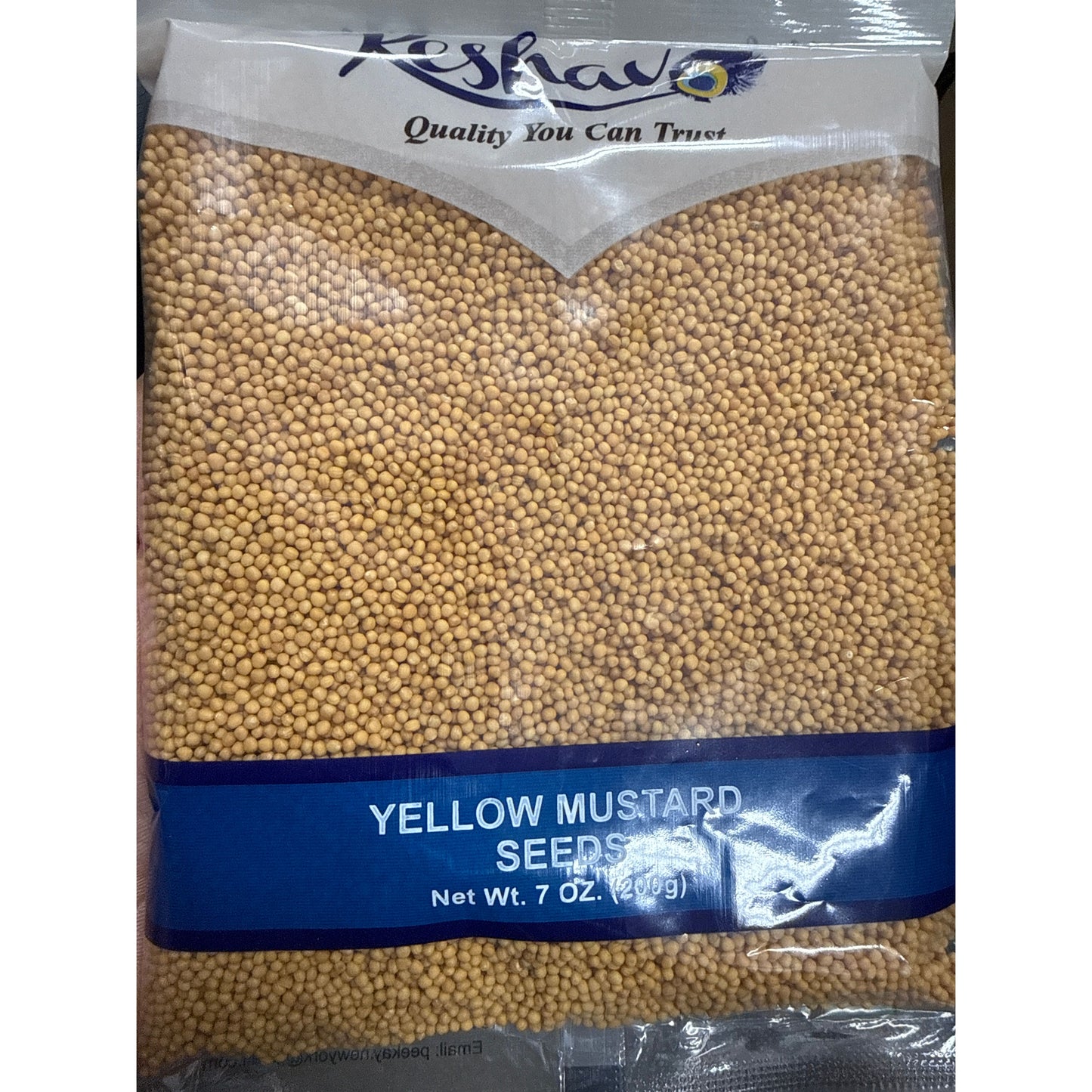 Rosy Brown Yellow mustard seed (sarsau) 200 Grams