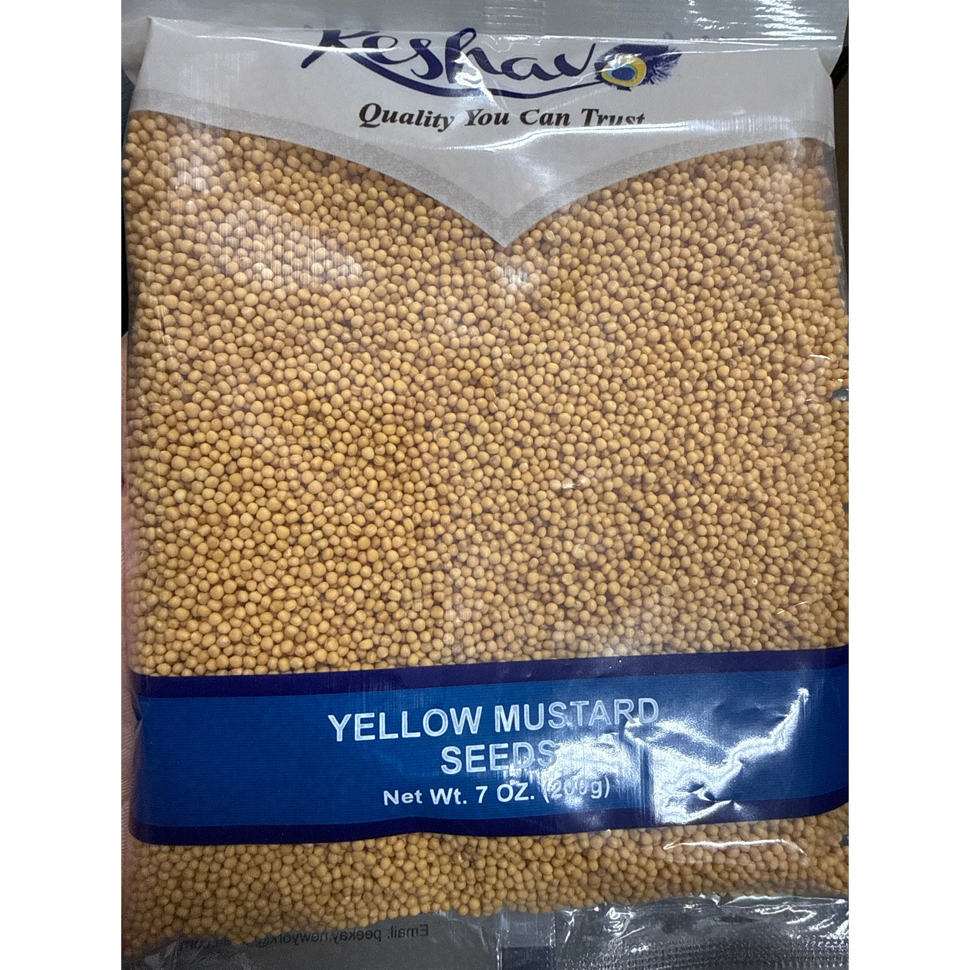 Rosy Brown Yellow mustard seed (sarsau) 200 Grams