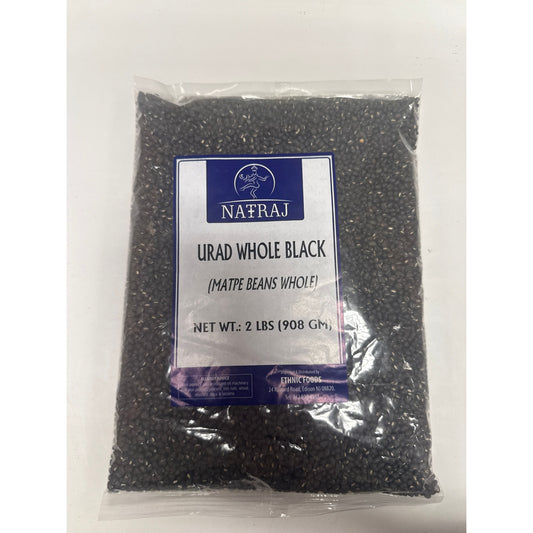 Antique White Urad Whole black mapte beans - 2lbs