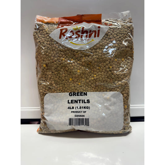 Light Gray Roshini Green Lentils - 4lbs