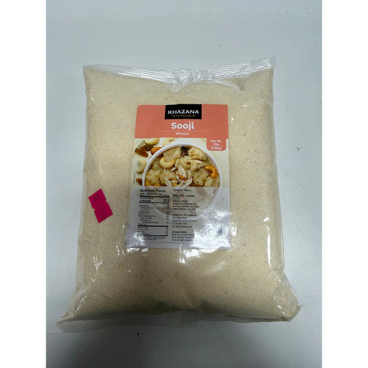 Dark Gray Khazana Suji Flour - 2lbs