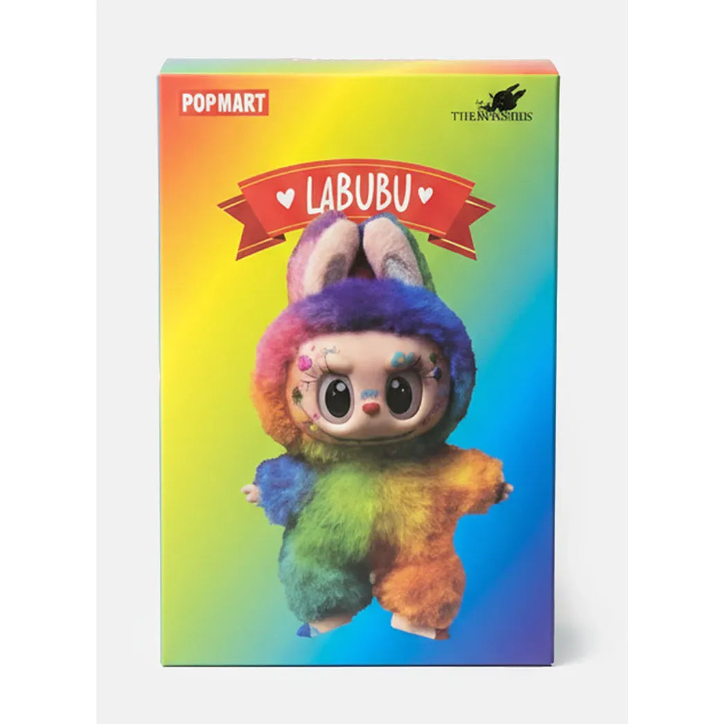 Gold Labubu rainbow