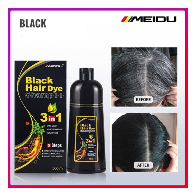 Meidu Hair color black. 500ml