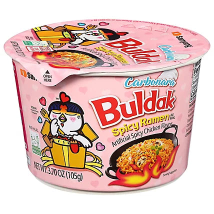 buldak carbonara bowl noodle single