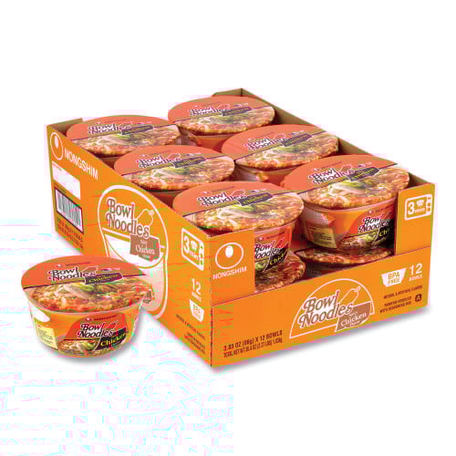 shin bowl chicken flavor ramen noodles 12pk