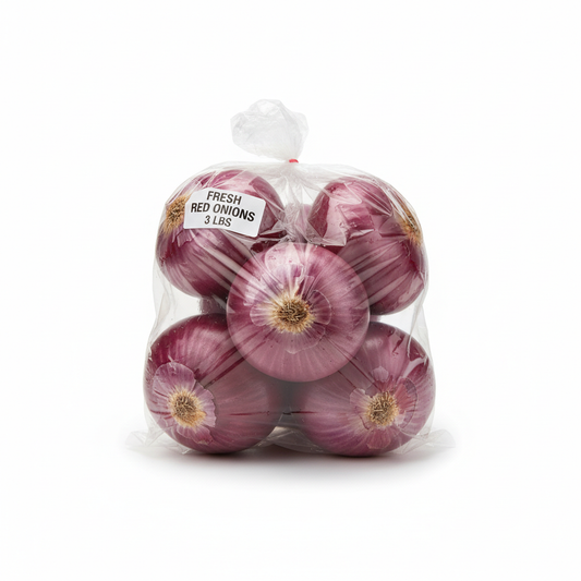 red onion in 3lb bag